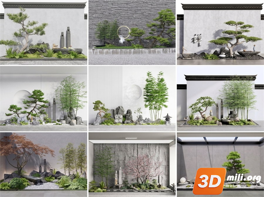 Mini Garden Skp Files 